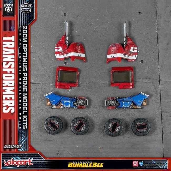 Transformers: Bumblebee AMK PRO Serie Plastikmodellbausatz Optimus Prime 20 cm