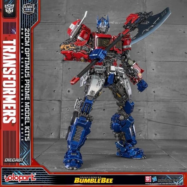 Transformers: Bumblebee AMK PRO Serie Plastikmodellbausatz Optimus Prime 20 cm