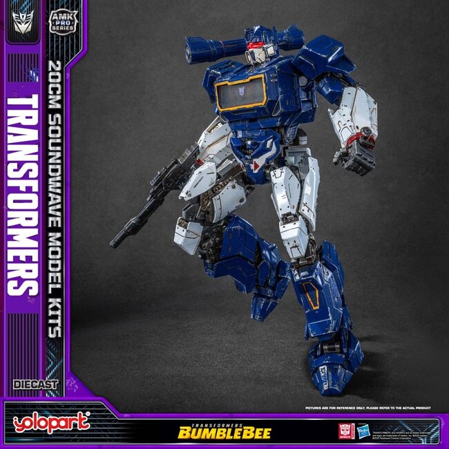 Transformers: Bumblebee AMK Pro Series Plastikmodellbausatz Soundwave (Internationale Version) 20 cm