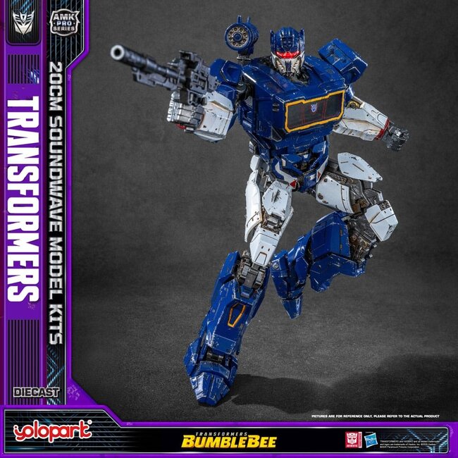 Transformers: Bumblebee AMK Pro Series Plastikmodellbausatz Soundwave (Internationale Version) 20 cm