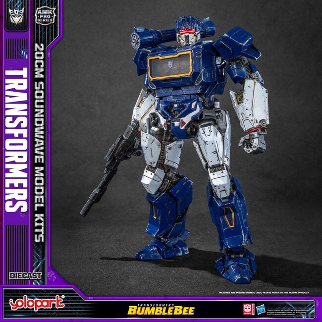 Transformers: Bumblebee AMK Pro Series Plastikmodellbausatz Soundwave (Internationale Version) 20 cm