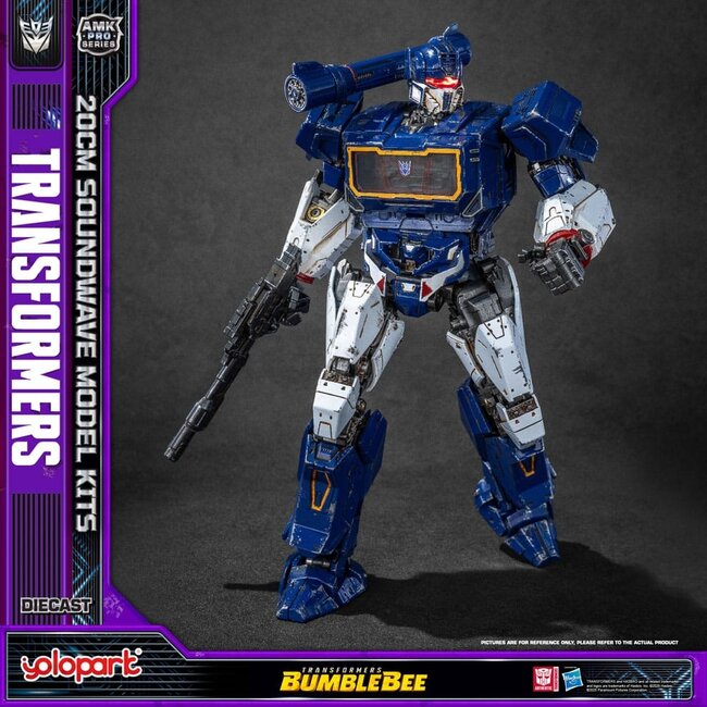 Transformers: Bumblebee AMK Pro Series Plastikmodellbausatz Soundwave (Internationale Version) 20 cm