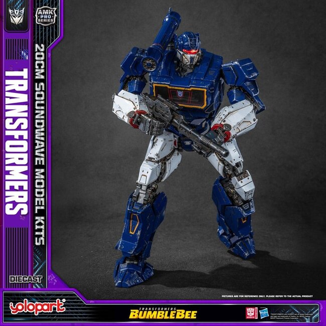 Transformers: Bumblebee AMK Pro Series Plastikmodellbausatz Soundwave (Internationale Version) 20 cm
