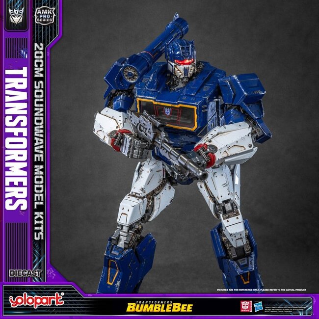 Transformers: Bumblebee AMK Pro Series Plastikmodellbausatz Soundwave (Internationale Version) 20 cm