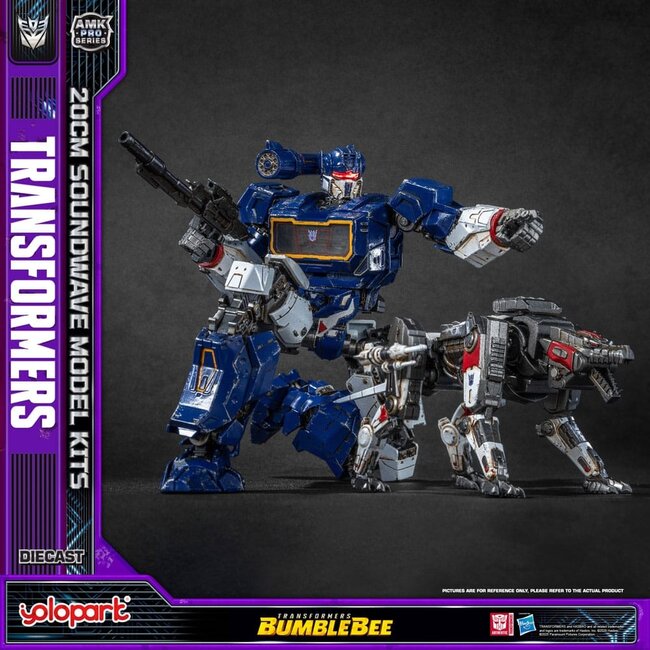 Transformers: Bumblebee AMK Pro Series Plastikmodellbausatz Soundwave (Internationale Version) 20 cm