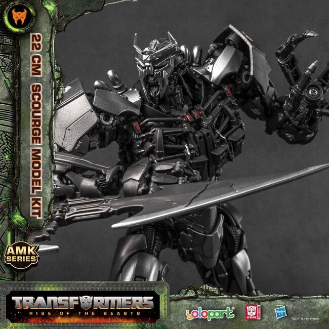 Transformers: Aufstieg der Bestien AMK-Serie Plastikmodellbausatz Scourge 22 cm
