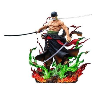 Jimei Palace One Piece Legendary Straw Hat Crew Series Statue Roronoa Zoro (Premium Version) 34 cm