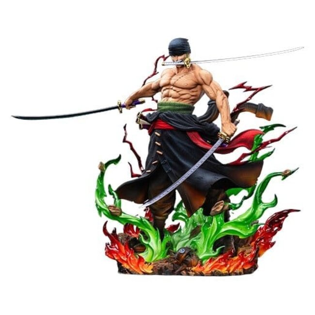 One Piece Legendäre Strohhutbande-Statue Roronoa Zoro (Premium-Version) 34 cm