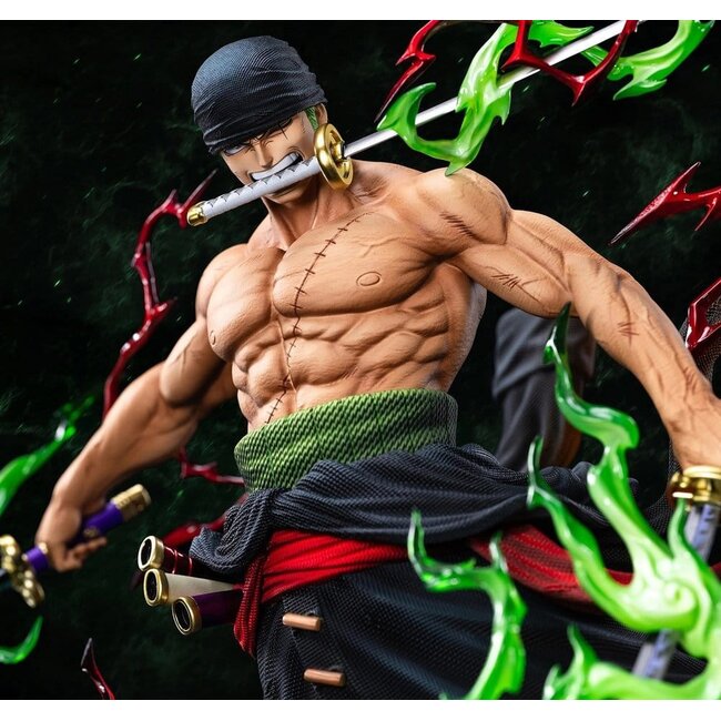 One Piece Legendäre Strohhutbande-Statue Roronoa Zoro (Premium-Version) 34 cm