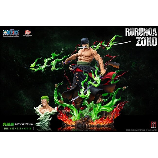 One Piece Legendäre Strohhutbande-Statue Roronoa Zoro (Premium-Version) 34 cm