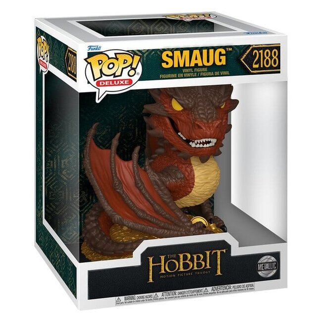 The Hobbit POP! Deluxe Vinyl Figure Smaug (MT) 9 cm