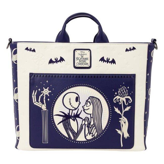 The Nightmare Before Christmas by Loungefly Backpack and Tote Bag Jack Skellington & Sally Night Sky