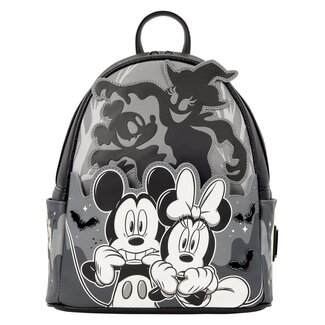 Loungefly Mickey & Minnie by Loungefly Mini Backpack Ghost Light Up Glow