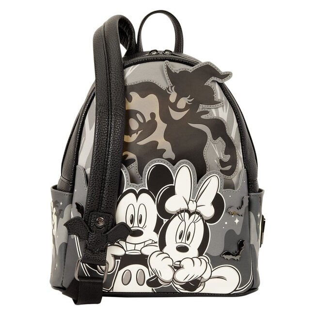 Mickey & Minnie by Loungefly Mini Backpack Ghost Light Up Glow
