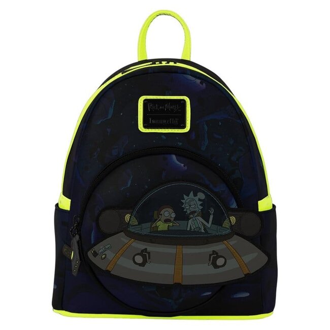 Cartoon Network von Loungefly Mini-Rucksack Rick und Morty Weltraumkreuzer