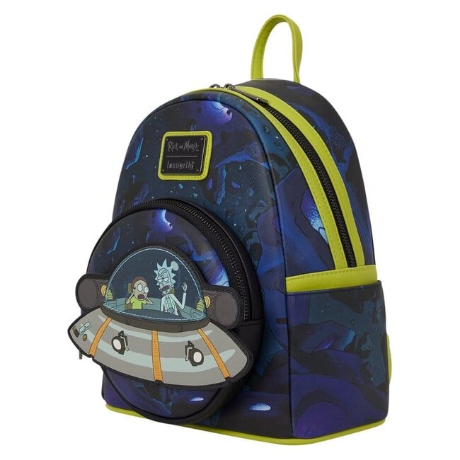 Cartoon Network von Loungefly Mini-Rucksack Rick und Morty Weltraumkreuzer