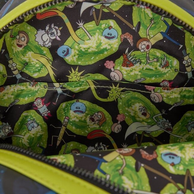 Cartoon Network von Loungefly Mini-Rucksack Rick und Morty Weltraumkreuzer