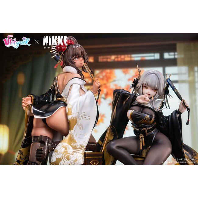 Göttin des Sieges: Nikke PVC-Statuen 2er-Pack 1/4 Weiß & Schwarz