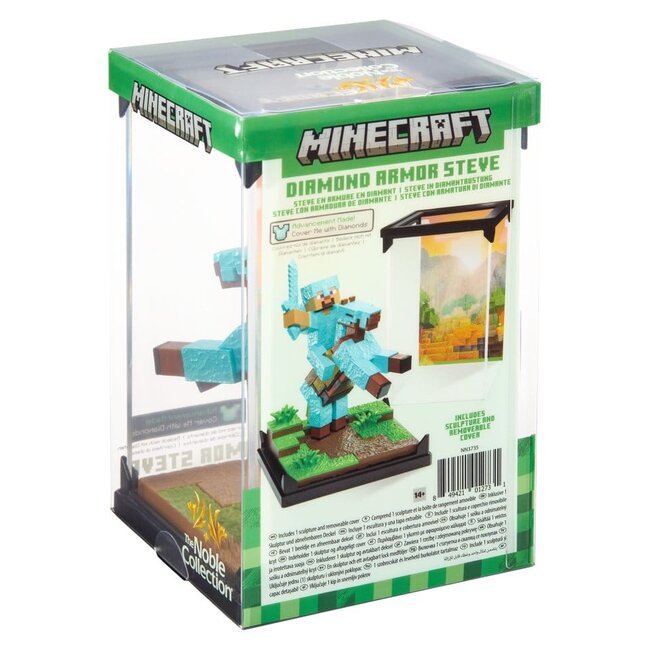 Minecraft Figuren-Diorama Diamantrüstung Steve und Pferd 18 cm