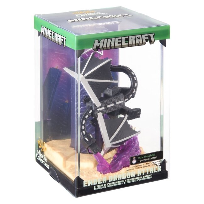 Minecraft-Figur Diorama Enderdrachenangriff 18 cm