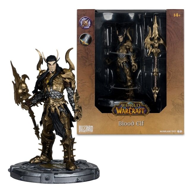 World of Warcraft 1/12 Scale Posed Figure Blood Elf Limited Edition 16 cm