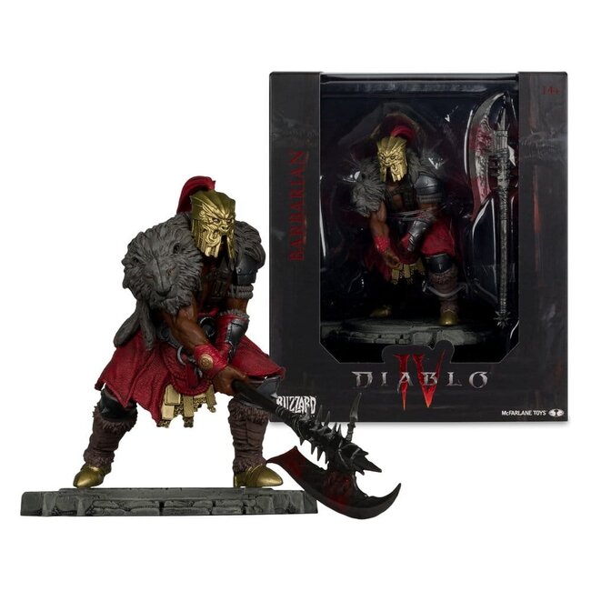 Diablo IV 1/12 Scale Limited Edition Posed Figure Barbarian 12 cm