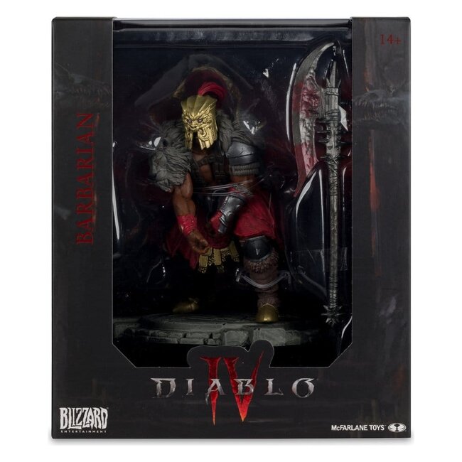 Diablo IV 1/12 Scale Limited Edition Posed Figure Barbarian 12 cm
