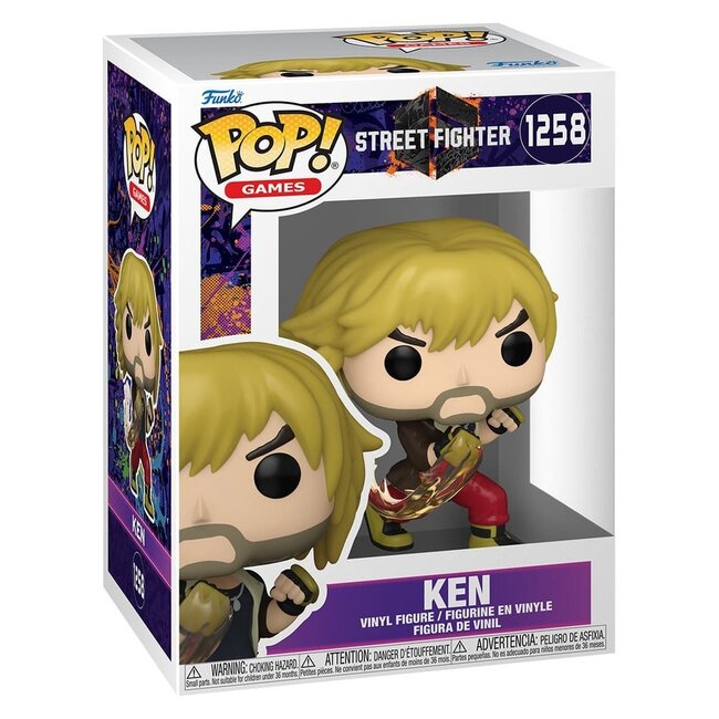 Street Fighter 6 POP! Games Vinyl Figure Ken 9 cm