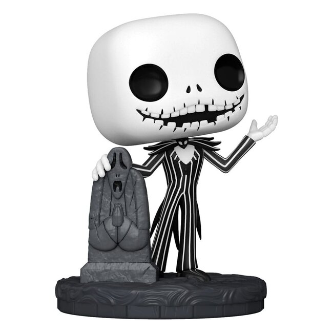 Nightmare Before Christmas 30th POP! Disney Vinylfigur Jack mit Grabstein 9 cm