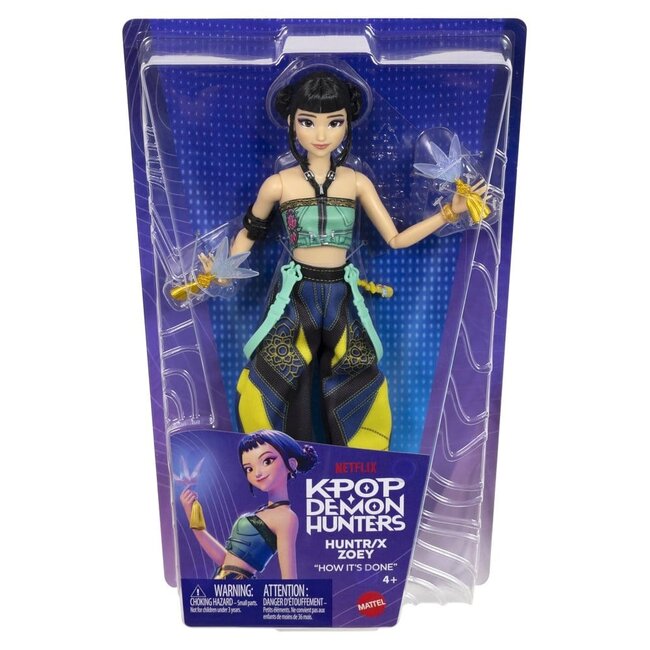KPop Demon Hunters Doll Huntrix Zoey (How It's Done)