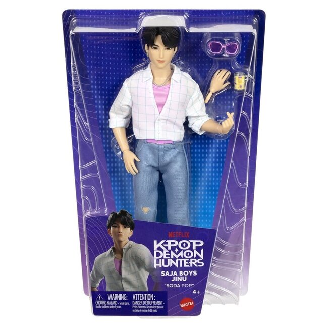 KPop Demon Hunters Doll Saja Boys Jinu (Soda Pop)