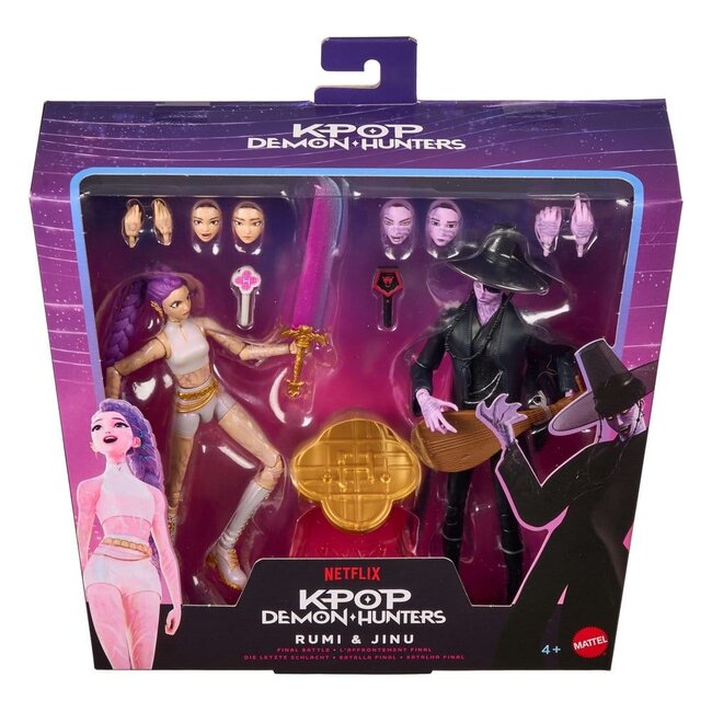 KPop Demon Hunters Action Figure 2-Pack Rumi & Jinu (Final Battle) 15 cm