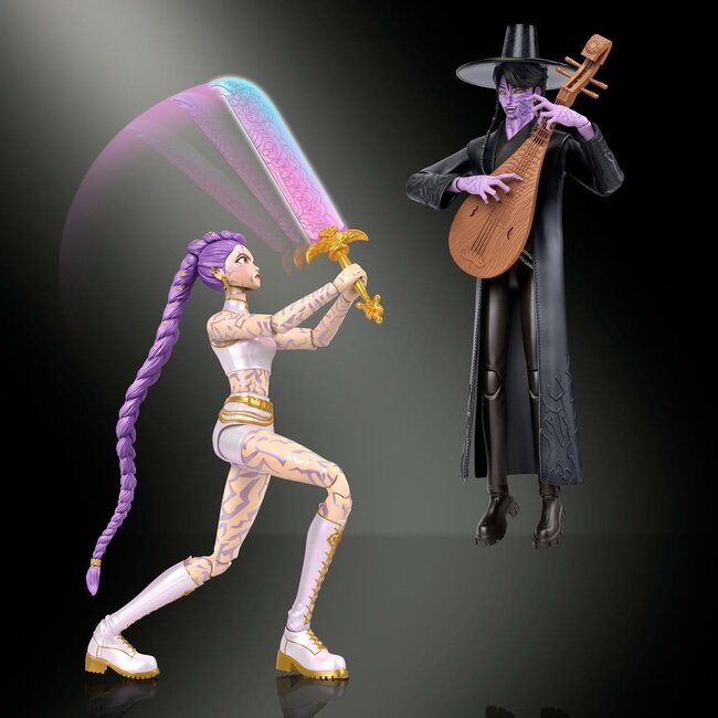 K-Pop Demon Hunters Actionfiguren-Doppelpack Rumi & Jinu (Finaler Kampf) 15 cm