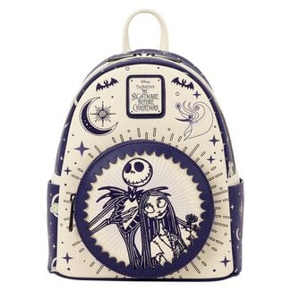 Loungefly Nightmare before Christmas by Loungefly Mini Backpack Jack Skellington & Sally Night Sky