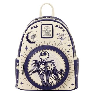 Loungefly Nightmare Before Christmas von Loungefly Mini-Rucksack Jack Skellington & Sally Night Sky