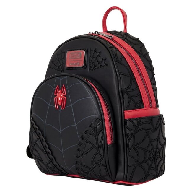 Spider-Man Mini-Rucksack von Loungefly mit Spinnennetz