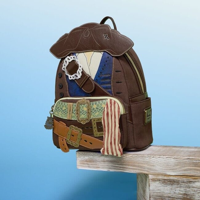 Loungefly Mini-Rucksack „Fluch der Karibik“ Jack Sparrow
