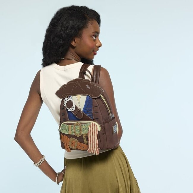 Loungefly Mini-Rucksack „Fluch der Karibik“ Jack Sparrow