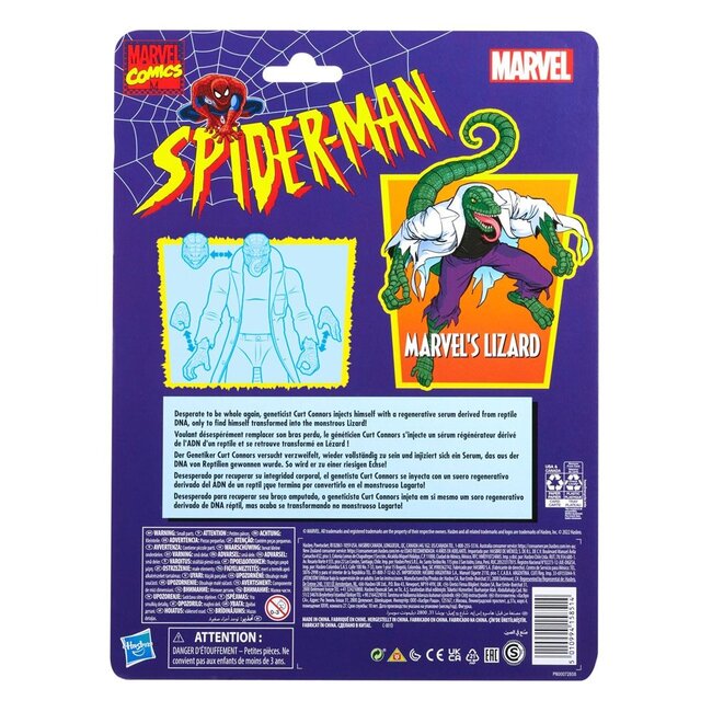 Spider-Man Marvel Legends Actionfigur Marvels Lizard 15 cm