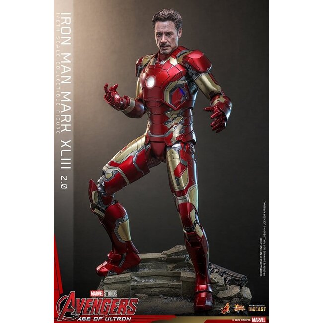Avengers: Age of Ultron Movie Masterpiece Diecast Actionfigur 1/6 Iron Man Mark XLIII (2.0) 32 cm