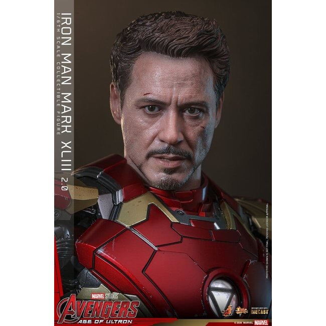 Avengers: Age of Ultron Movie Masterpiece Diecast Actionfigur 1/6 Iron Man Mark XLIII (2.0) 32 cm
