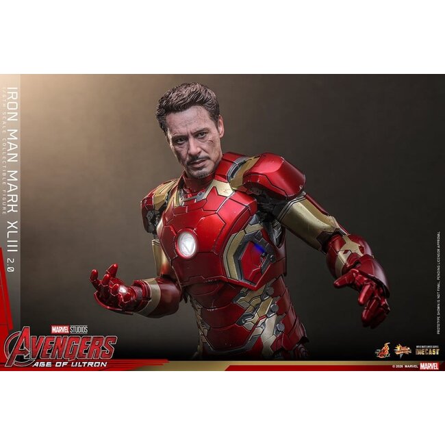 Avengers: Age of Ultron Movie Masterpiece Diecast Actionfigur 1/6 Iron Man Mark XLIII (2.0) 32 cm