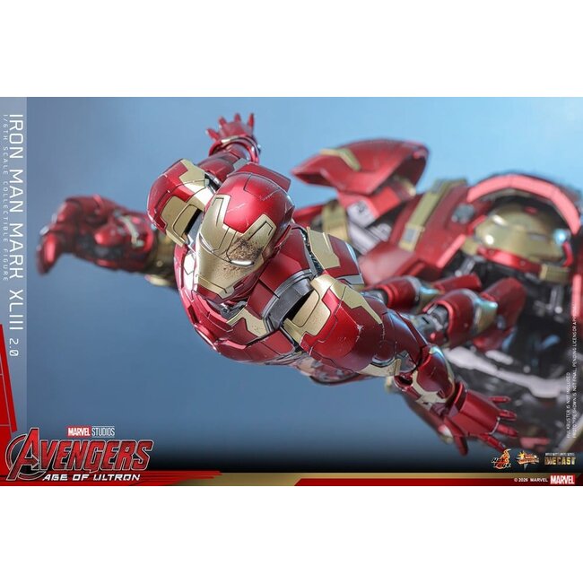 Avengers: Age of Ultron Movie Masterpiece Diecast Actionfigur 1/6 Iron Man Mark XLIII (2.0) 32 cm
