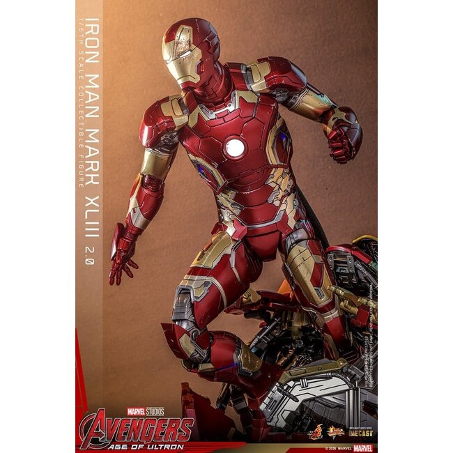 Avengers: Age of Ultron Movie Masterpiece Diecast Actionfigur 1/6 Iron Man Mark XLIII (2.0) 32 cm