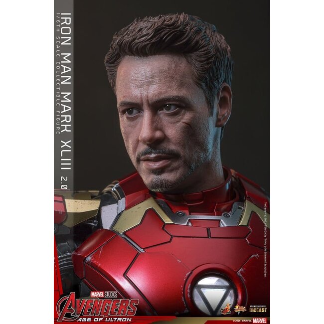 Avengers: Age of Ultron Movie Masterpiece Diecast Actionfigur 1/6 Iron Man Mark XLIII (2.0) 32 cm