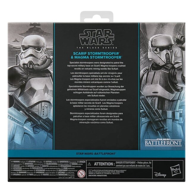 Star Wars: Battlefront Black Series Actionfiguren-Doppelpack: Scarif Stormtrooper & Magma Stormtrooper (15 cm)