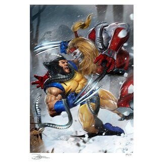 Sideshow Collectibles Marvel Fine Art Print Wolverine vs Omega Red 46 x 61 cm - unframed