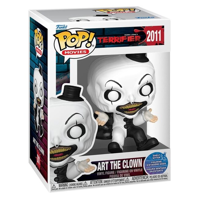 Terrifier POP! Movies Vinylfigur Art der Clown (Horror Sitters) 9 cm