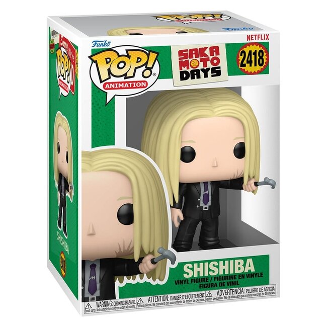 Sakamoto Days POP! Animation Vinyl Figure Shishiba 9 cm