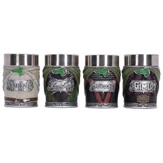 Nemesis Now Lord of the Rings Mini Cup Set The Fellowship 4 cm
